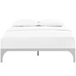 Hawthorne Collection Full Platform Bed in Silver
