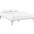Hawthorne Collection Full Platform Bed in Silver