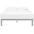Hawthorne Collection Queen Platform Bed in Gray