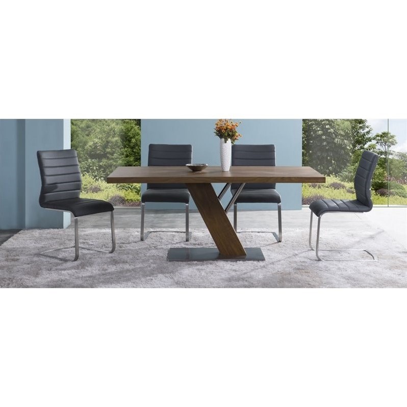 Hawthorne Collections Dining Table in Brown