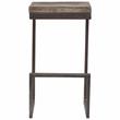 Cube Mango Wood & Architectural Metal Bar Stool