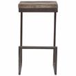 Cube Mango Wood & Architectural Metal Bar Stool