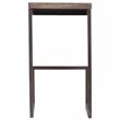 Cube Mango Wood & Architectural Metal Bar Stool
