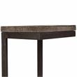 Cube Mango Wood & Architectural Metal Bar Stool