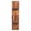 Hawthorne Collections Modern 4-Shelf Wood Bookcase in Natural Brown