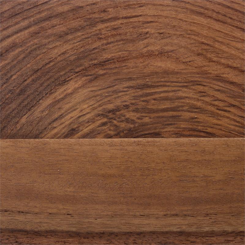 Hawthorne Collections Modern 4-Shelf Wood Bookcase in Natural Brown