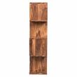 Hawthorne Collections Modern 4-Shelf Wood Bookcase in Natural Brown