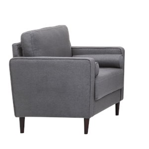 Hawthorne Collections King Chair in Heather Gray