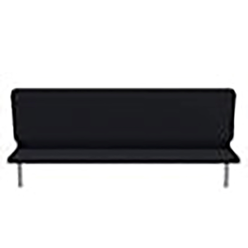 Hawthorne Collections Tufted Contemporary Fabric Sleeper Sofa in Black