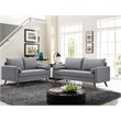 Hawthorne Collections Upholstered Sofa in Gray