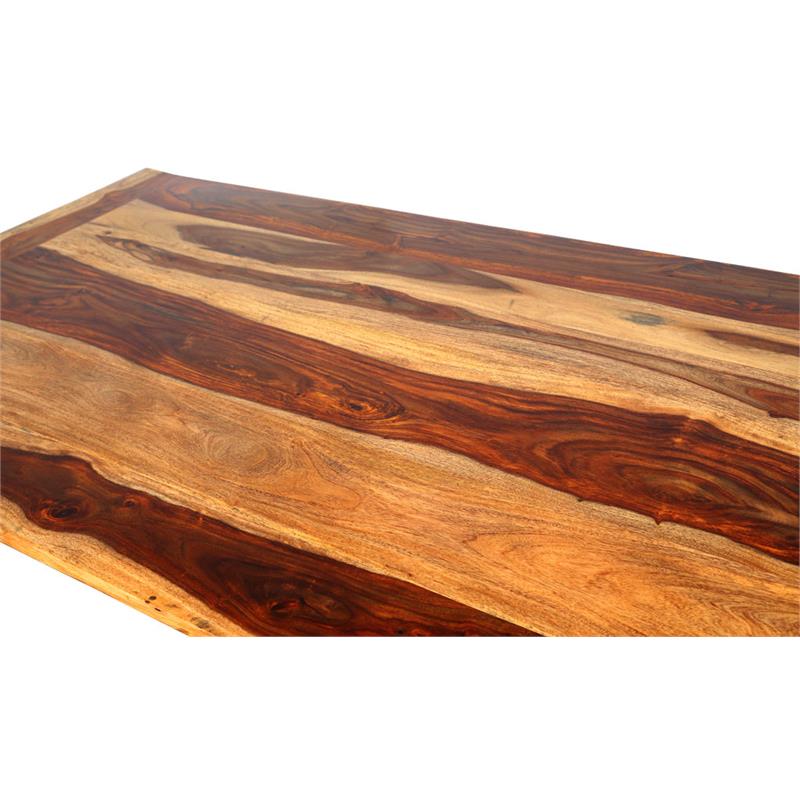 Hawthorne Collections Sante Fe Rectangular Solid Wood Dining Table in Natural