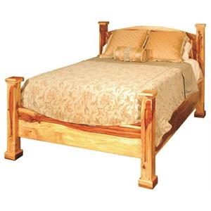 Sante Fe Solid Sheesham Wood Queen Bed