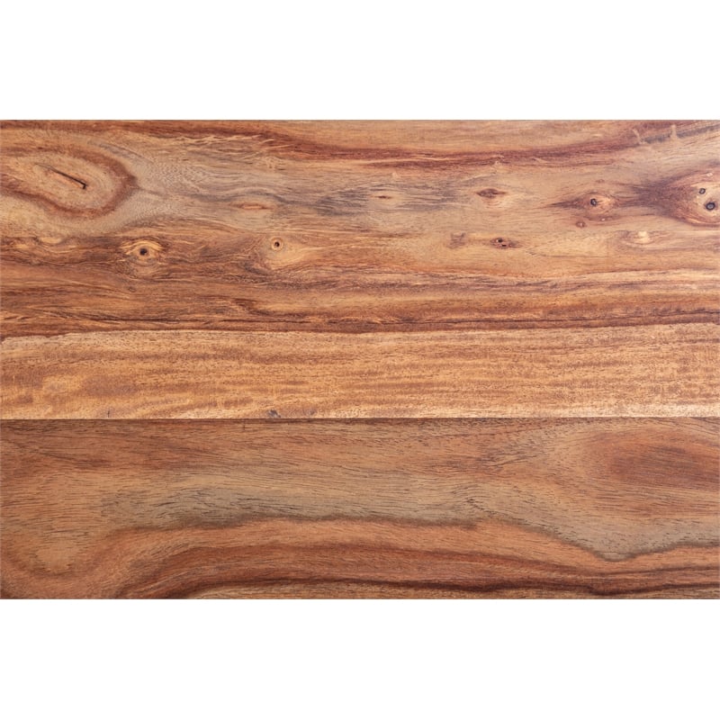 Avalon Mid-Century Modern Sheesham Wood 52 Dining Table with Butterfly Extension