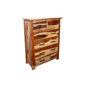 missoula solid sheesham wood 6 drawer chest