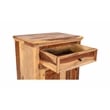 Hawthorne Collections Sante Fe 1-Drawer Solid Wood Nightstand with Door in Brown