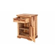 Hawthorne Collections Sante Fe 1-Drawer Solid Wood Nightstand with Door in Brown