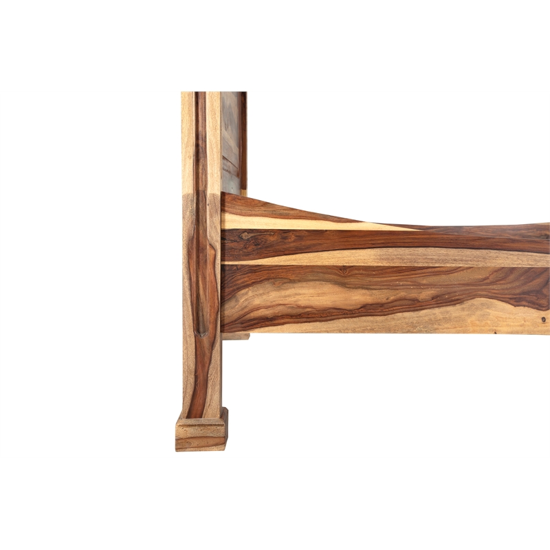 Hawthorne Collections Sante Fe Solid Wood Eastern King Size Bed in Natural