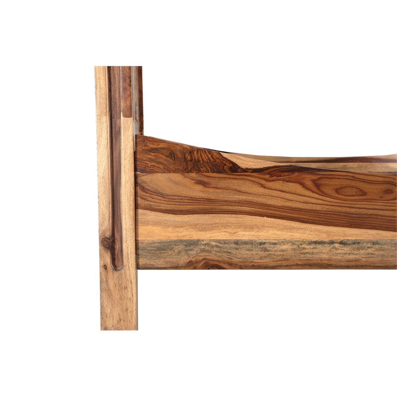 Hawthorne Collections Sante Fe Solid Wood Eastern King Size Bed in Natural