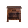 Missoula Solid Sheesham Wood 1 Drawer Nighstand in Harvest