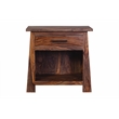 Missoula Solid Sheesham Wood 1 Drawer Nighstand in Harvest