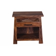 Missoula Solid Sheesham Wood 1 Drawer Nighstand in Harvest