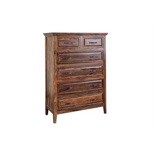 Sonora Solid Sheesham Wood Chest - Brown