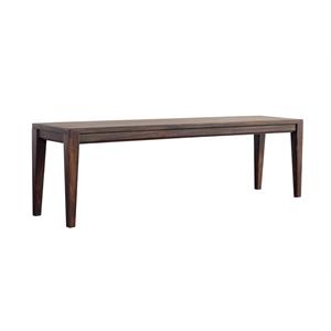 Hawthorne Collections Solid Sheesham Wood Dining Bench - Gray