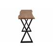 Hawthorne Collections Helena Live Edge Solid Acacia Wood Console Table - Natural