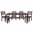 Hawthorne Collections Solid Sheesham Wood Dining Table - Gray