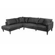 Hawthorne Collections Lucien Mid-Century Modern Sectional - Gray