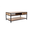 Hawthorne Collections Delancy Industiral Coffee Table - Brown