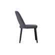 Hawthorne Collections Prato Transitional Dining Chair - Gray