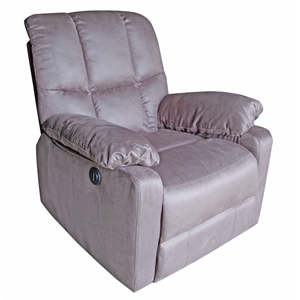 Sitswell Hardy Tufted Microfiber Power Recliner - Brown