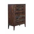 Hawthorne Collections Fall River Solid Sheesham Wood Chest - Brown