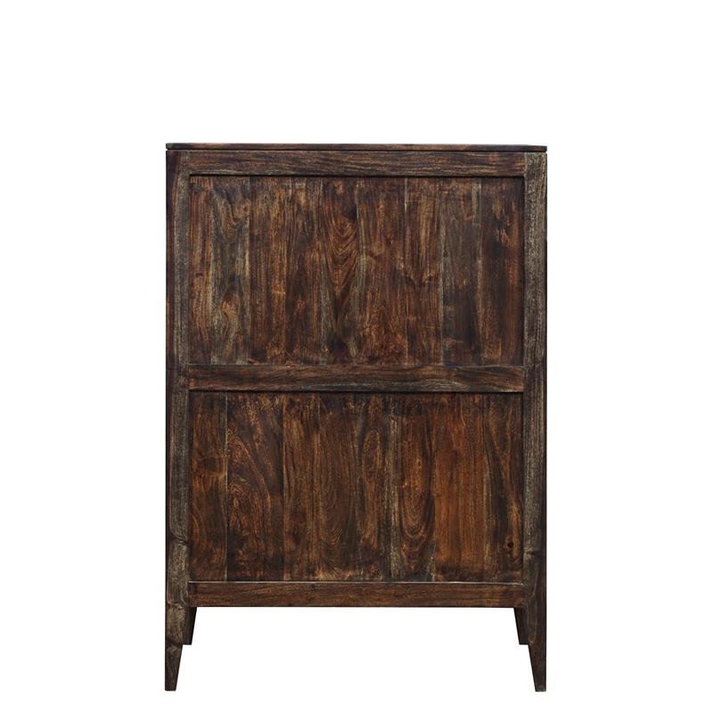 Hawthorne Collections Fall River Solid Sheesham Wood Chest - Brown