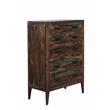 Hawthorne Collections Fall River Solid Sheesham Wood Chest - Brown