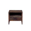 Hawthorne Collections Fall River Solid Sheesham Wood Nightstand - Brown