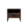 Hawthorne Collections Fall River Solid Sheesham Wood Nightstand - Brown