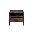 Hawthorne Collections Fall River Solid Sheesham Wood Nightstand - Brown
