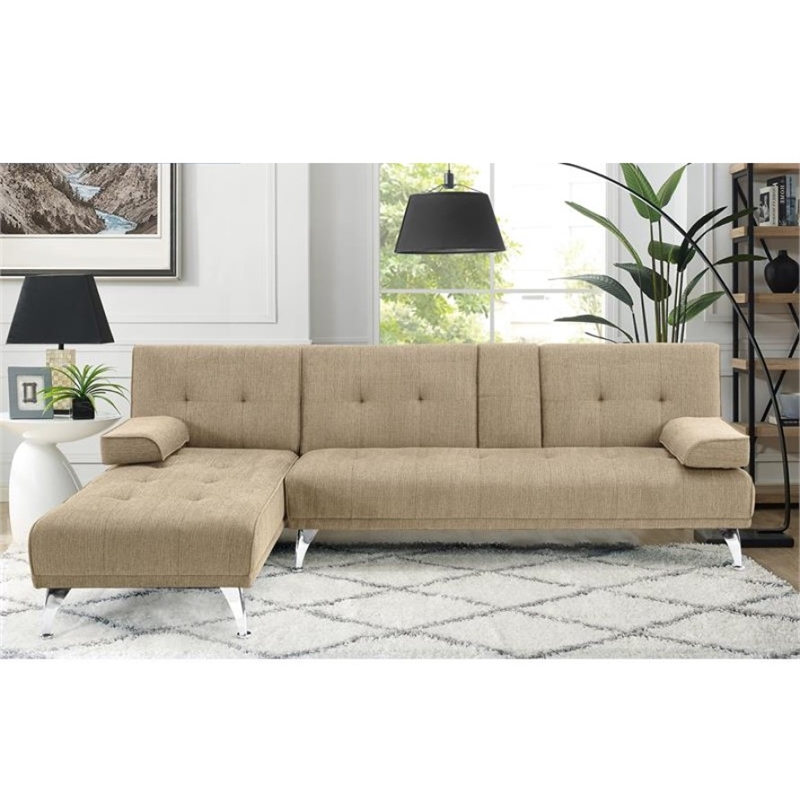 Hawthorne Collections Dream Lift Convertible Sofa in Beige