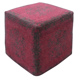 Oriental Inspired Pouf Ottoman - Pink