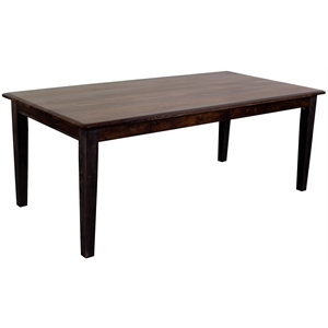 Hawthorne Collections Solid Sheesham Wood Dining Table - Gray