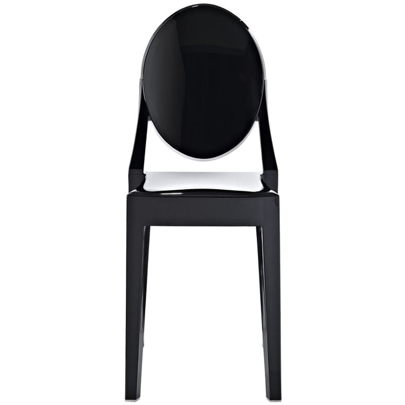 Hawthorne Collections Dining Side Chair in Black