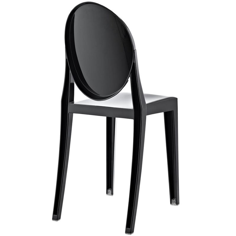 Hawthorne Collections Dining Side Chair in Black
