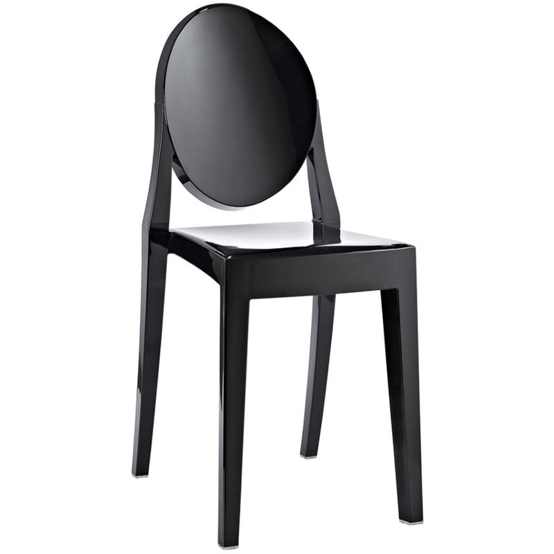 Hawthorne Collections Dining Side Chair in Black