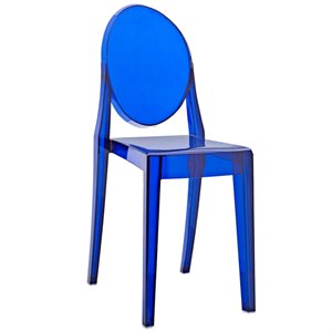 Hawthorne Collections Dining Side Chair in Blue