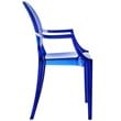 Hawthorne Collections Dining Arm Chair in Blue (Set of 4)
