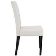 Hawthorne Collections Tufted Dining Side Chair in Beige (Set of 2)