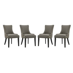 Hawthorne Collections Dining Chair in Granite (Set of 4)