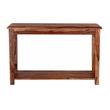 Hawthorne Collections Solid Sheesham Wood Brown Console Table Rectangular